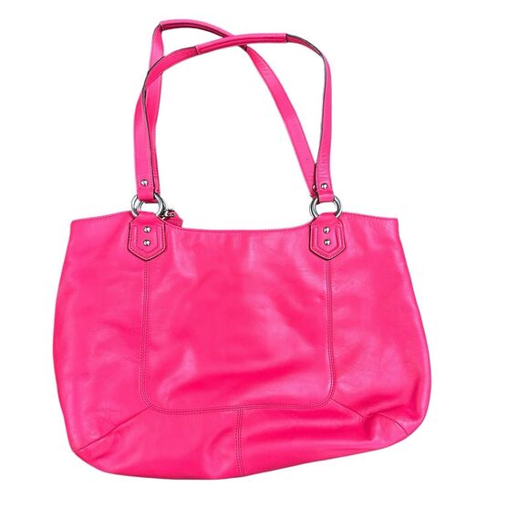 COACH Campbell Belle Pink Leather Carryall Shoulder Bag F24961 - Picture 3 of 7